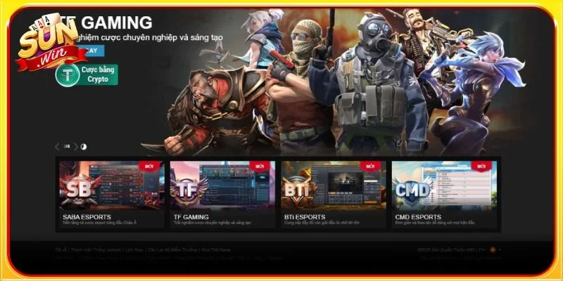 Esports là bộ môn thể thao cược mới mẻ tại SUNWIN