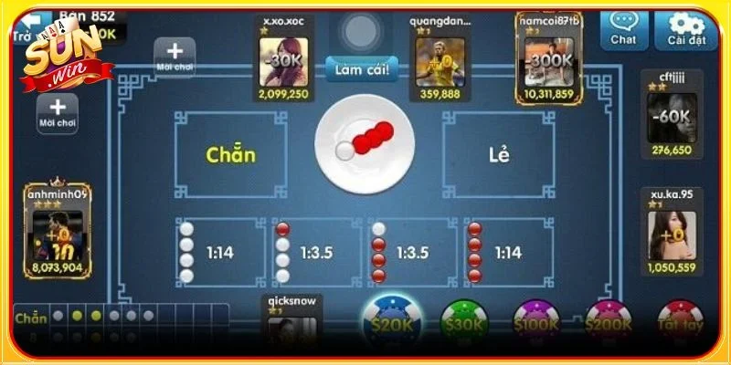 Gợi ý người chơi kinh nghiệm nghe vị thực chiến