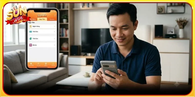 Nạp tiền SUNWIN để sẵn sàng tham gia các dịch vụ, sản phẩm tại sân chơi